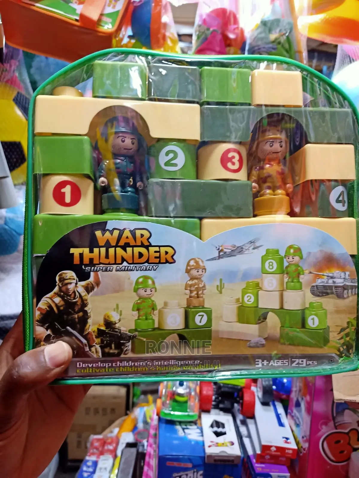 29pcs Big Building Blocks War Thunder Military Toy Blocks