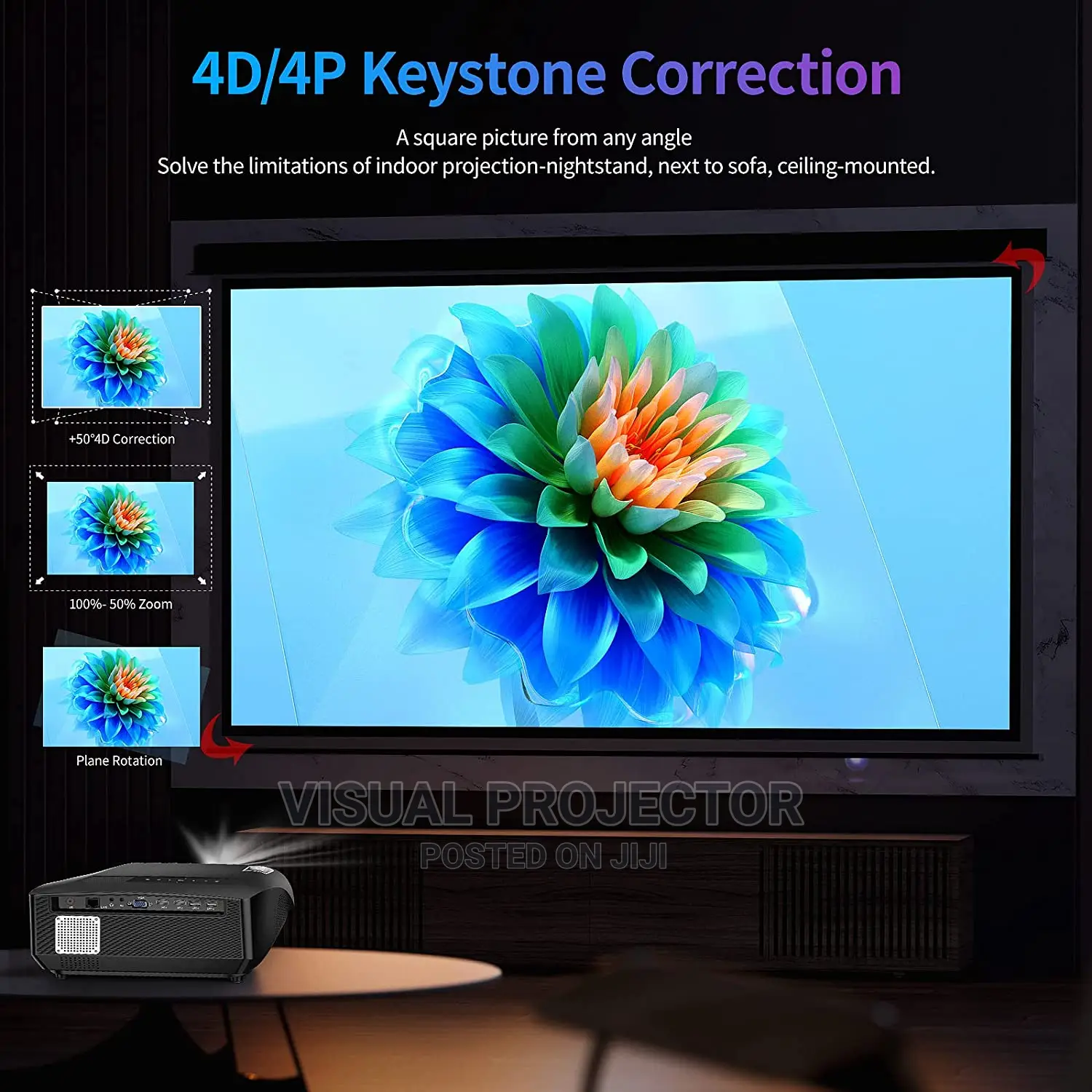 Caiwei A12+ Outdoor Projector Android