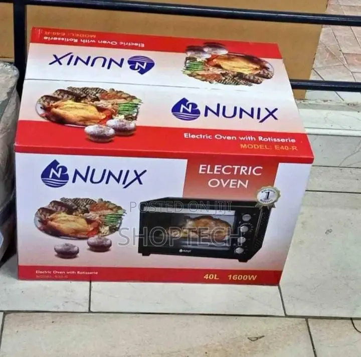 Nunix Electric Rotisserie Baking Oven 40L Large Capacity
