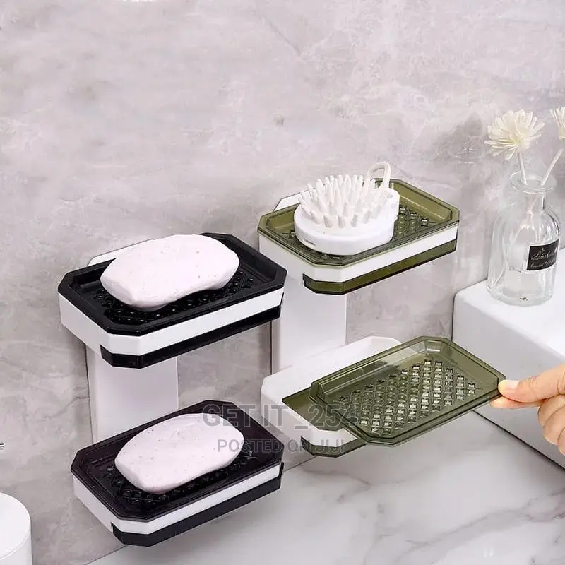 Wall Mounted Double Soap Holder