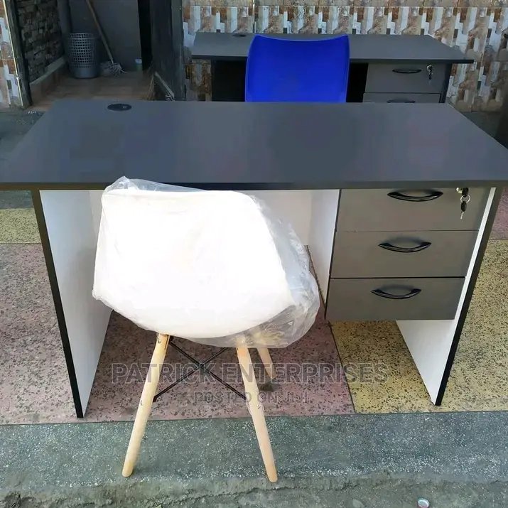 1.2 MTRS Office Desk Plus Study Eames Chairs