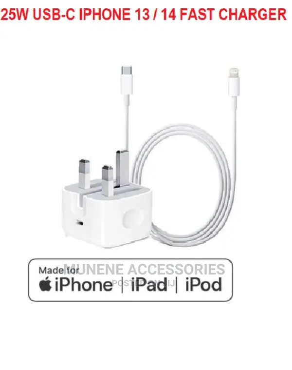 Apple 25W Pd USB C - Lightning Fast Charger iPhone 12 13 14