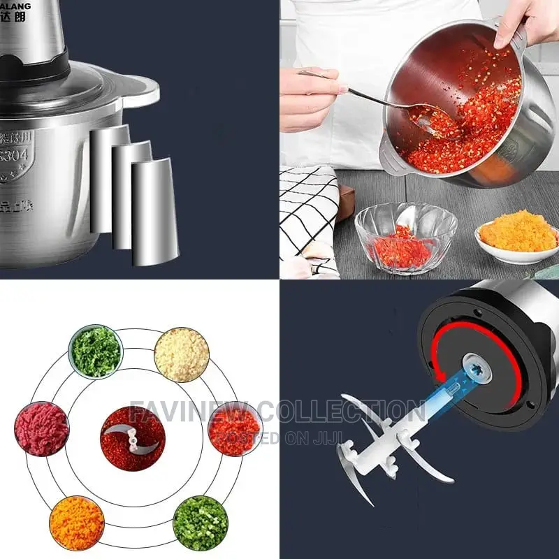 2L Stainless Steel Electric Meat Grinder