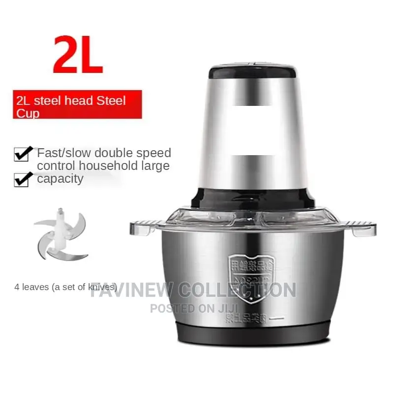 2L Stainless Steel Electric Meat Grinder