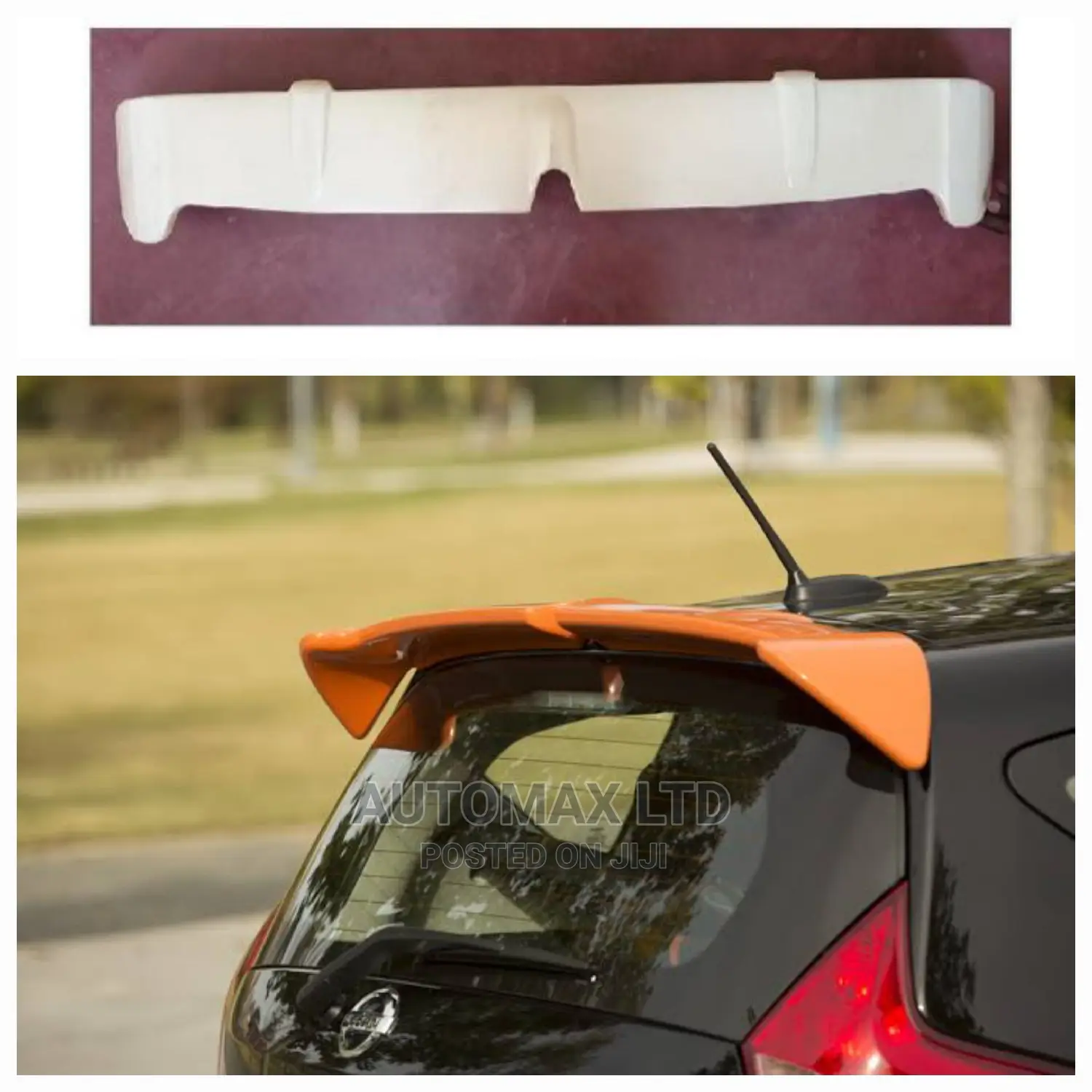 Custom Fit, Nissan Note, E12, New Unpainted Roof Spoiler
