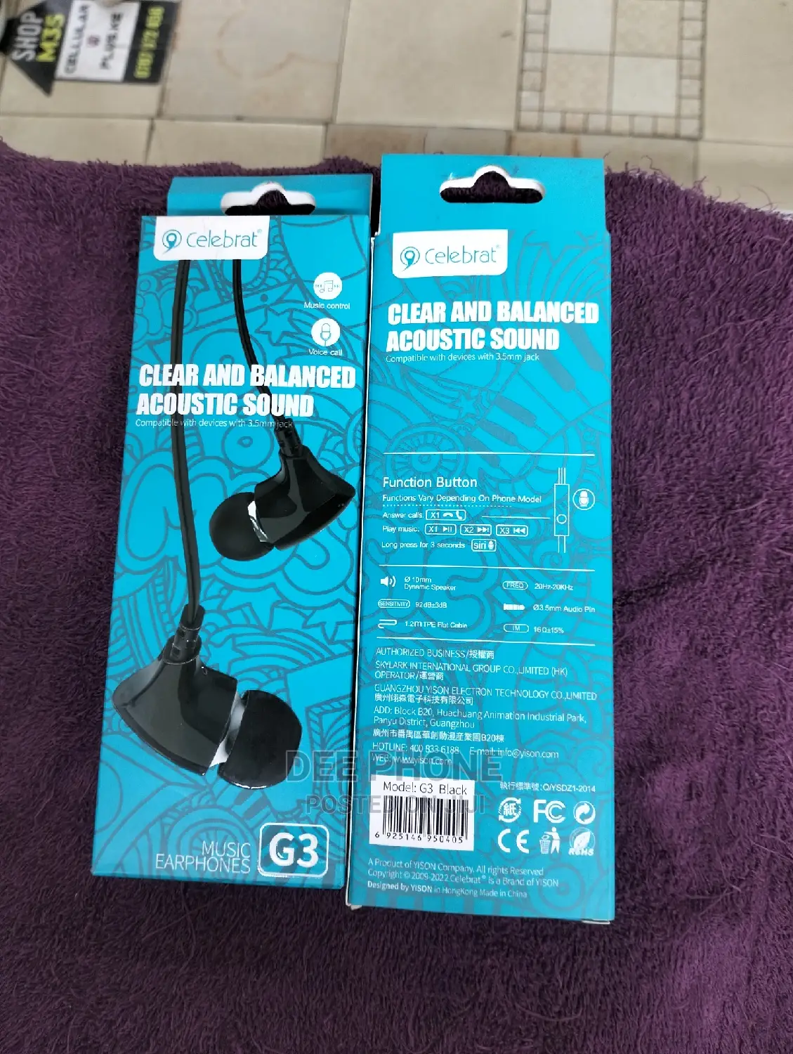 Celebrat G3 Wired Earphones