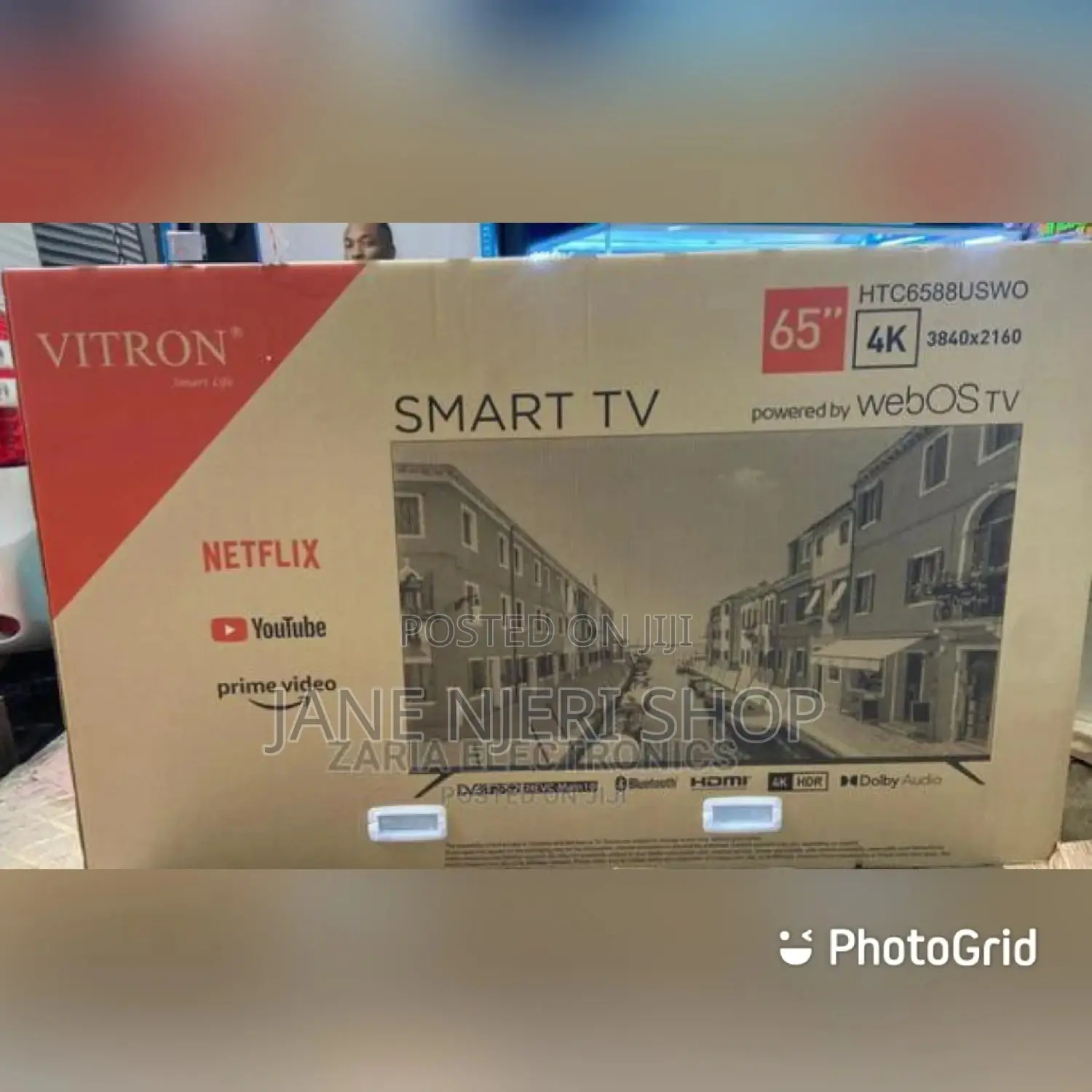 Flameless 65 Inches Vitron Tv