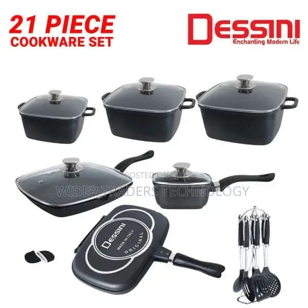 Portable 21 Piece Square Dessini