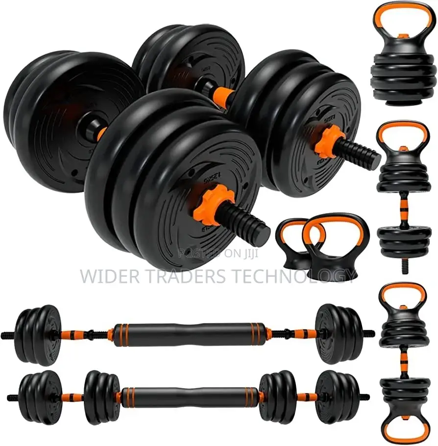 6 in 1 Dumbell and Kettle Bell Exercise Kit
