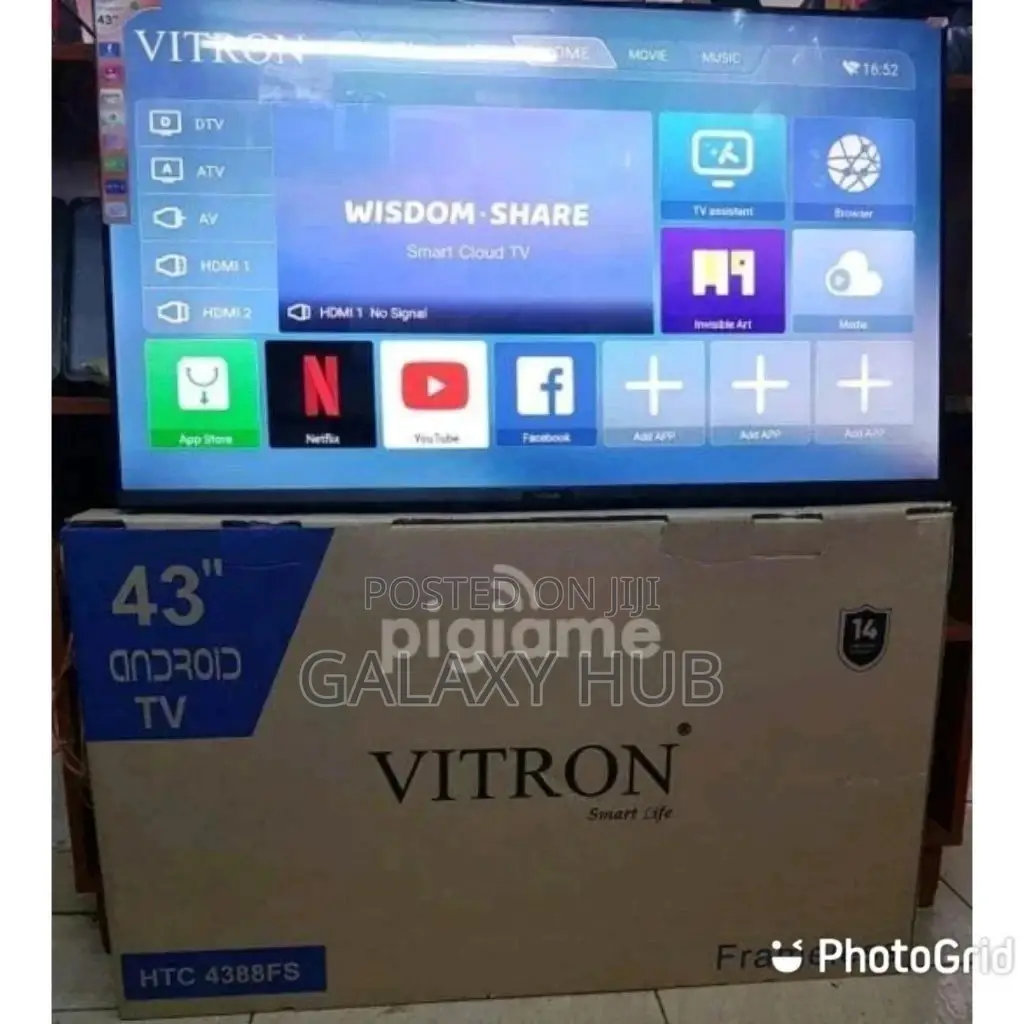 Vitron 43inches Smart Android TV