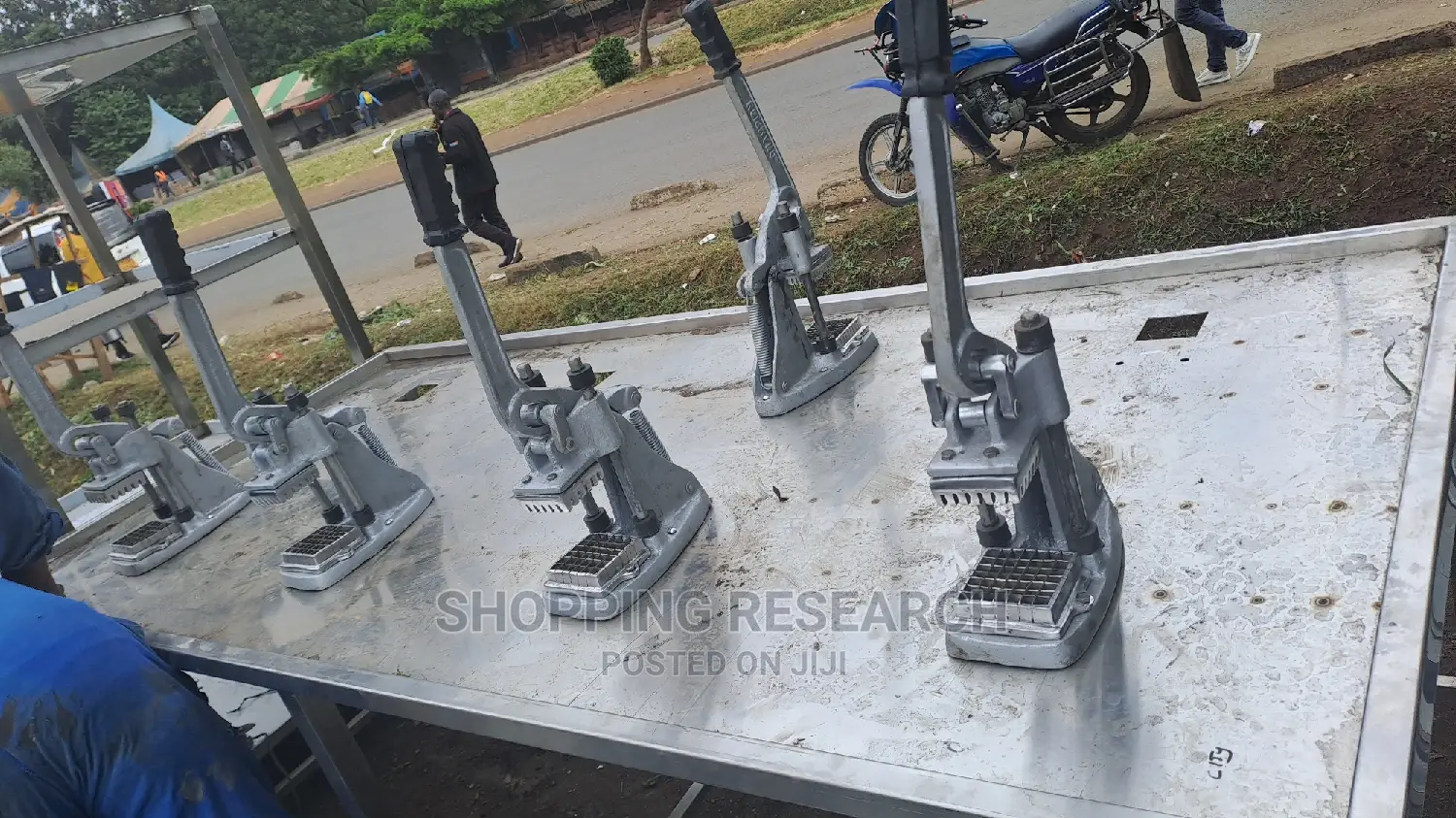 Potato Chips Cutter/Chipper Work-Station Stainless Steel