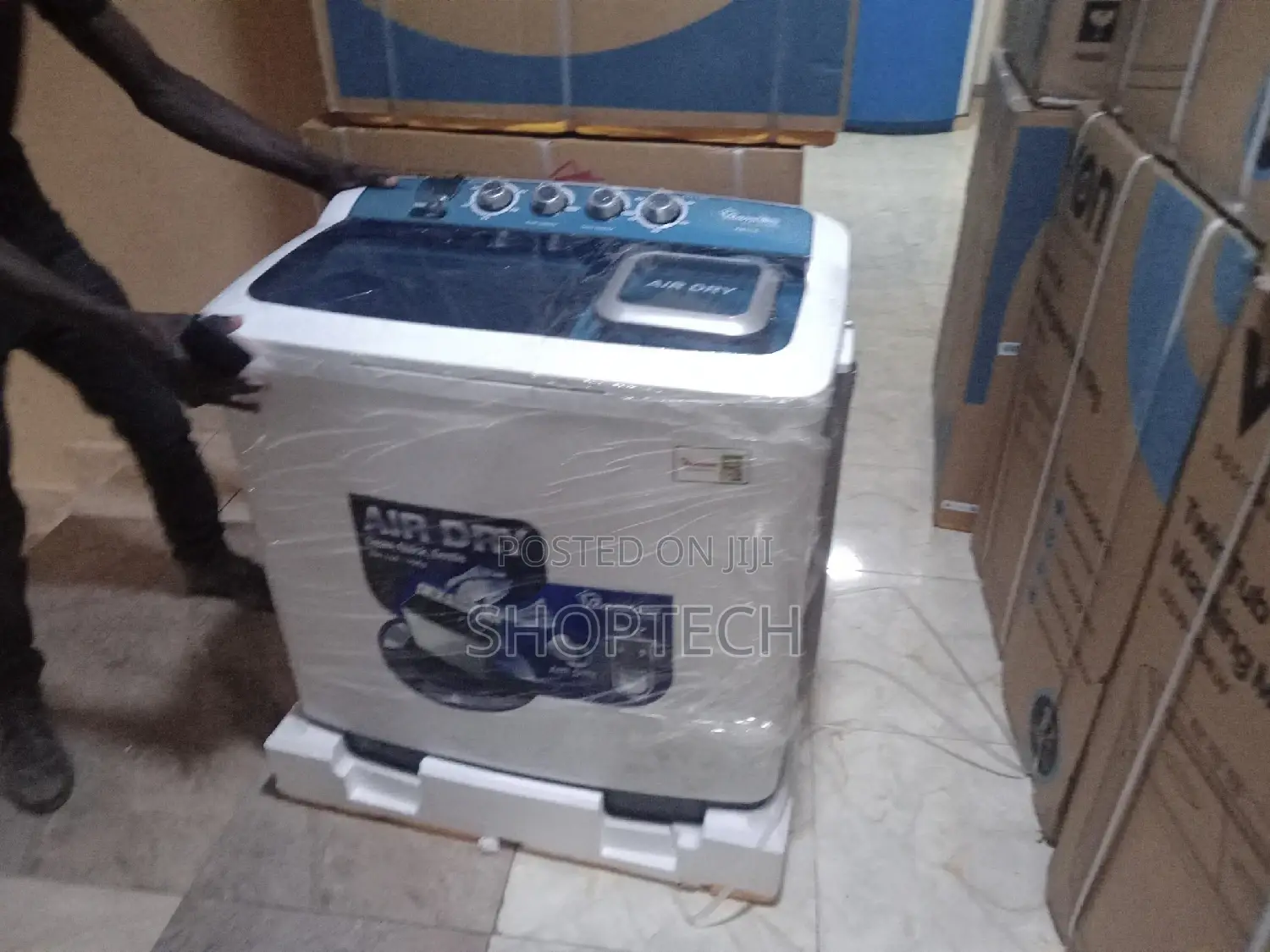 VON 10KG Twin Tub Semi-Auto Washing Machine Wash Spin Dry