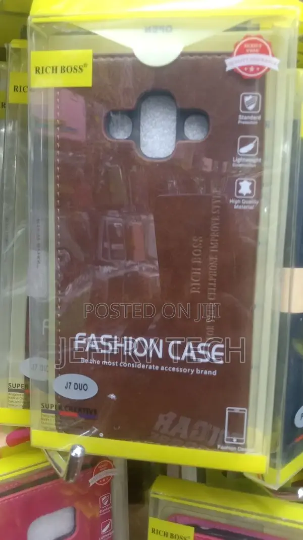 Flip Cover for Samsung Galaxy J7 Duo (Brown)