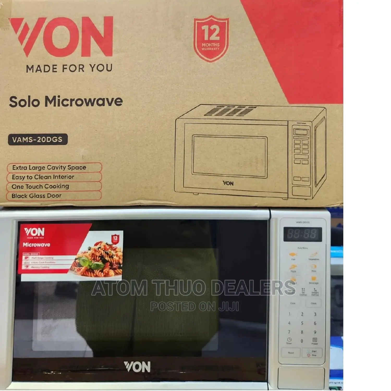 *Von 20litres Microwave (Silver) 