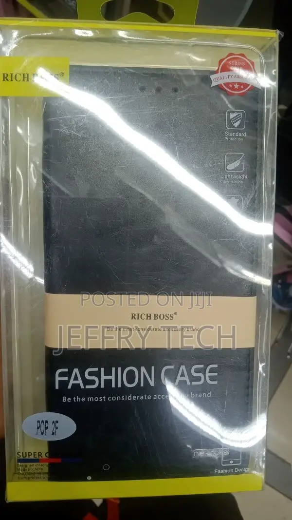 Rich Boss Flip Cover for TECNO POP 2 F Black