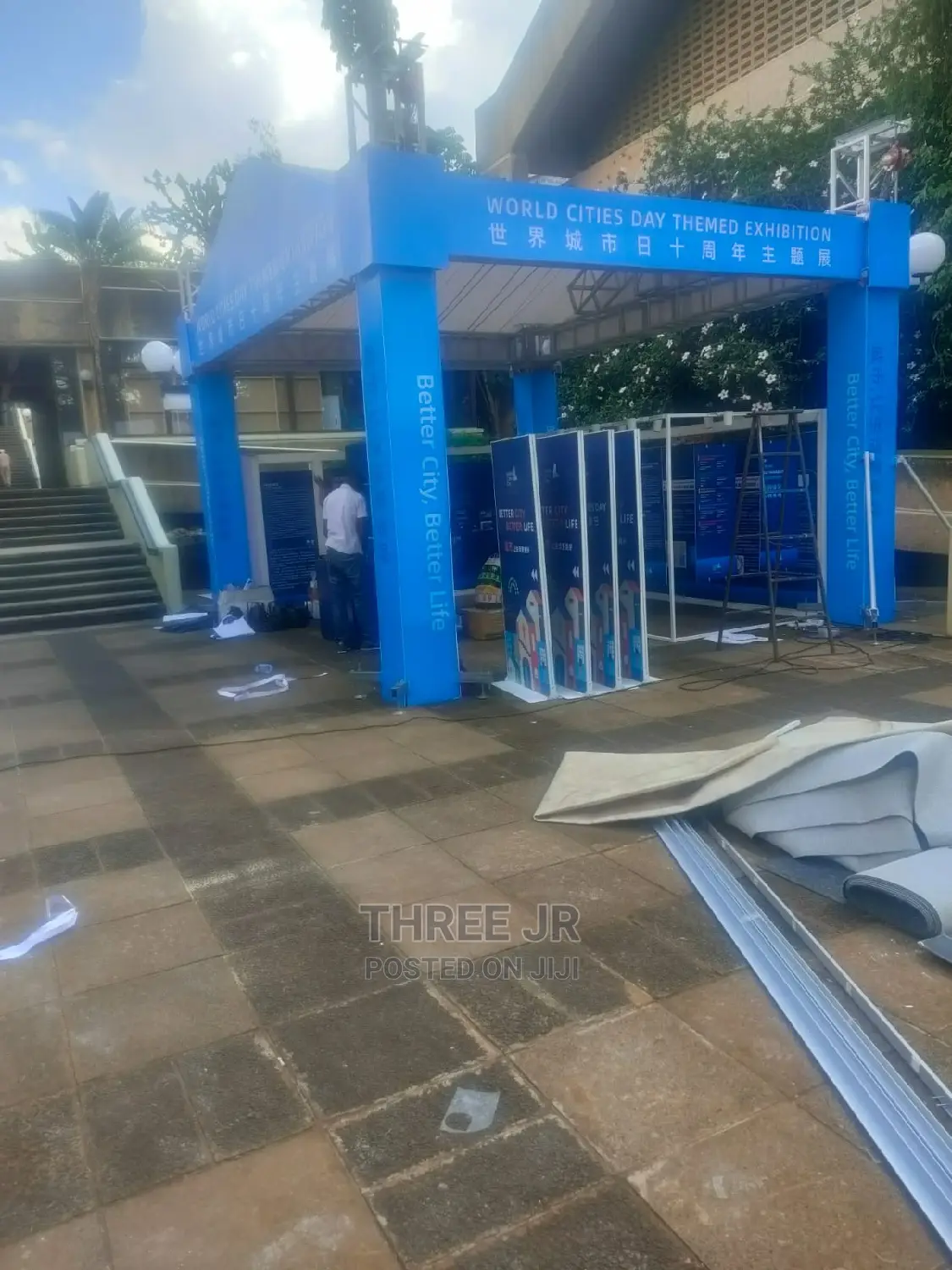 Truss for Hire With Company Branding