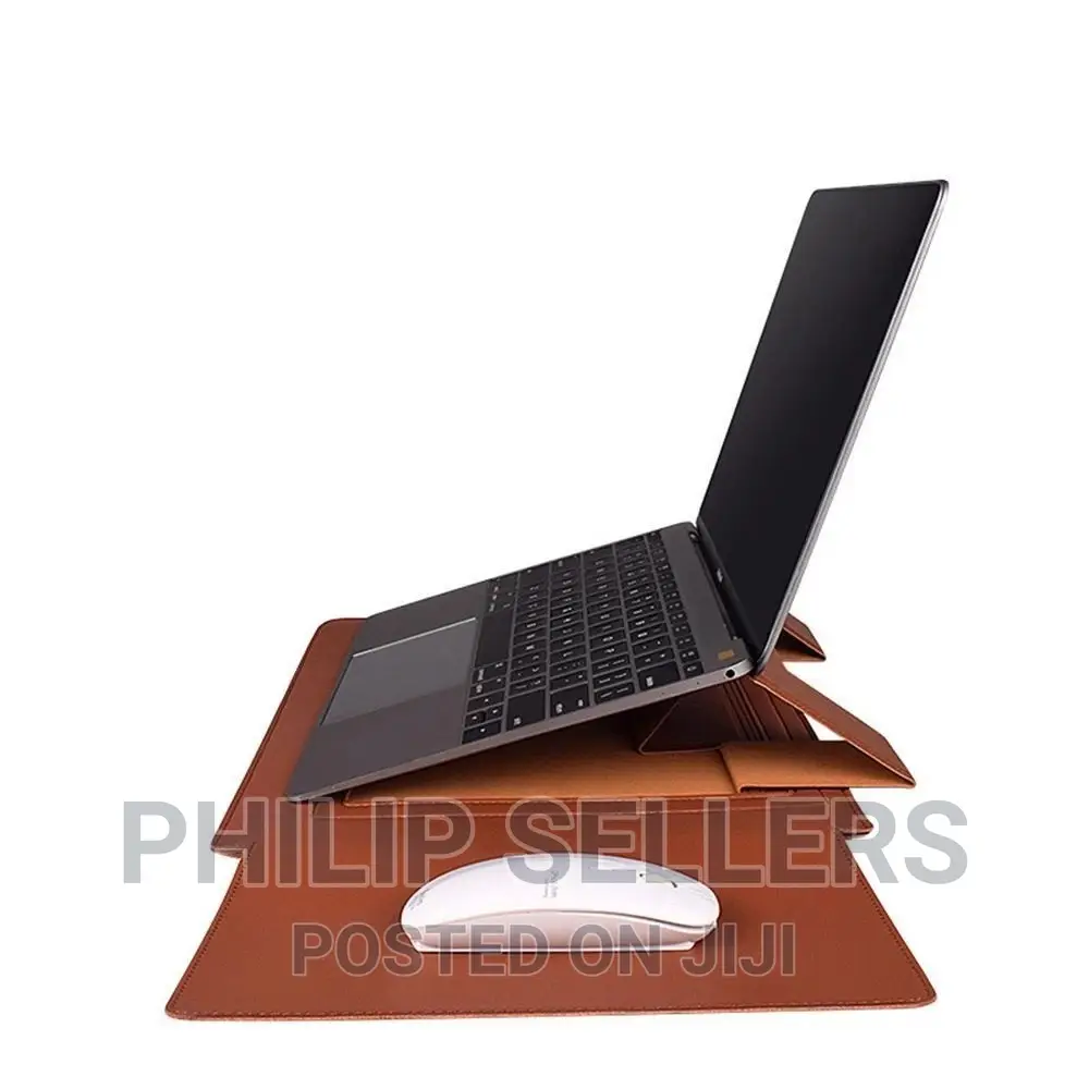 Laptop Bag Stand Case PU Leather Ultrabook Sleeve Shockproof