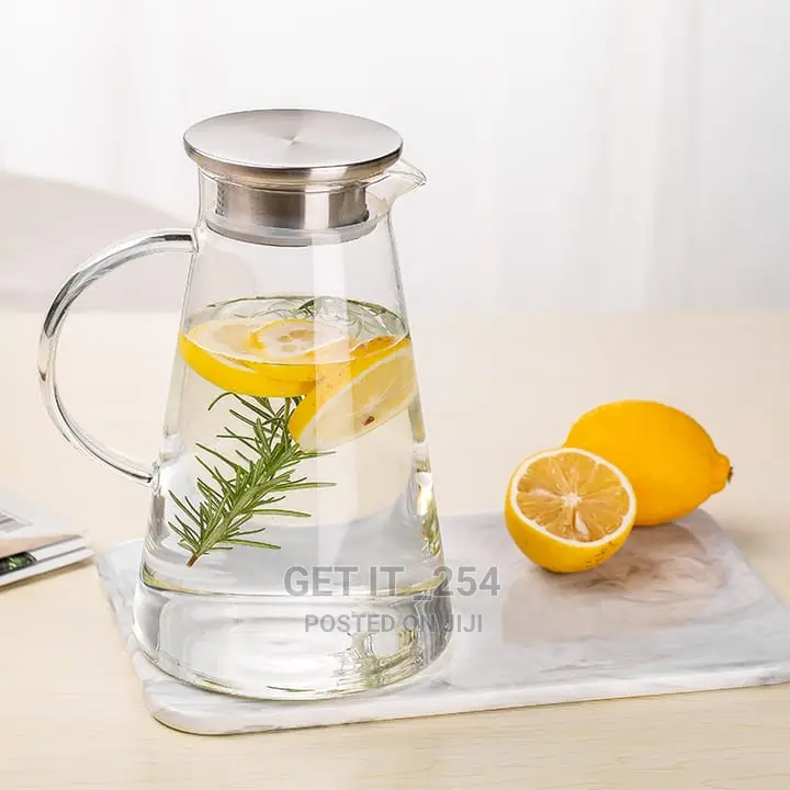 *1.7ltr Deli Borosilicate Glassware Glass Pitcher