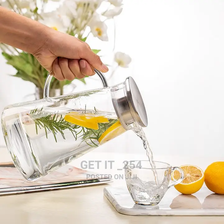 *1.7ltr Deli Borosilicate Glassware Glass Pitcher