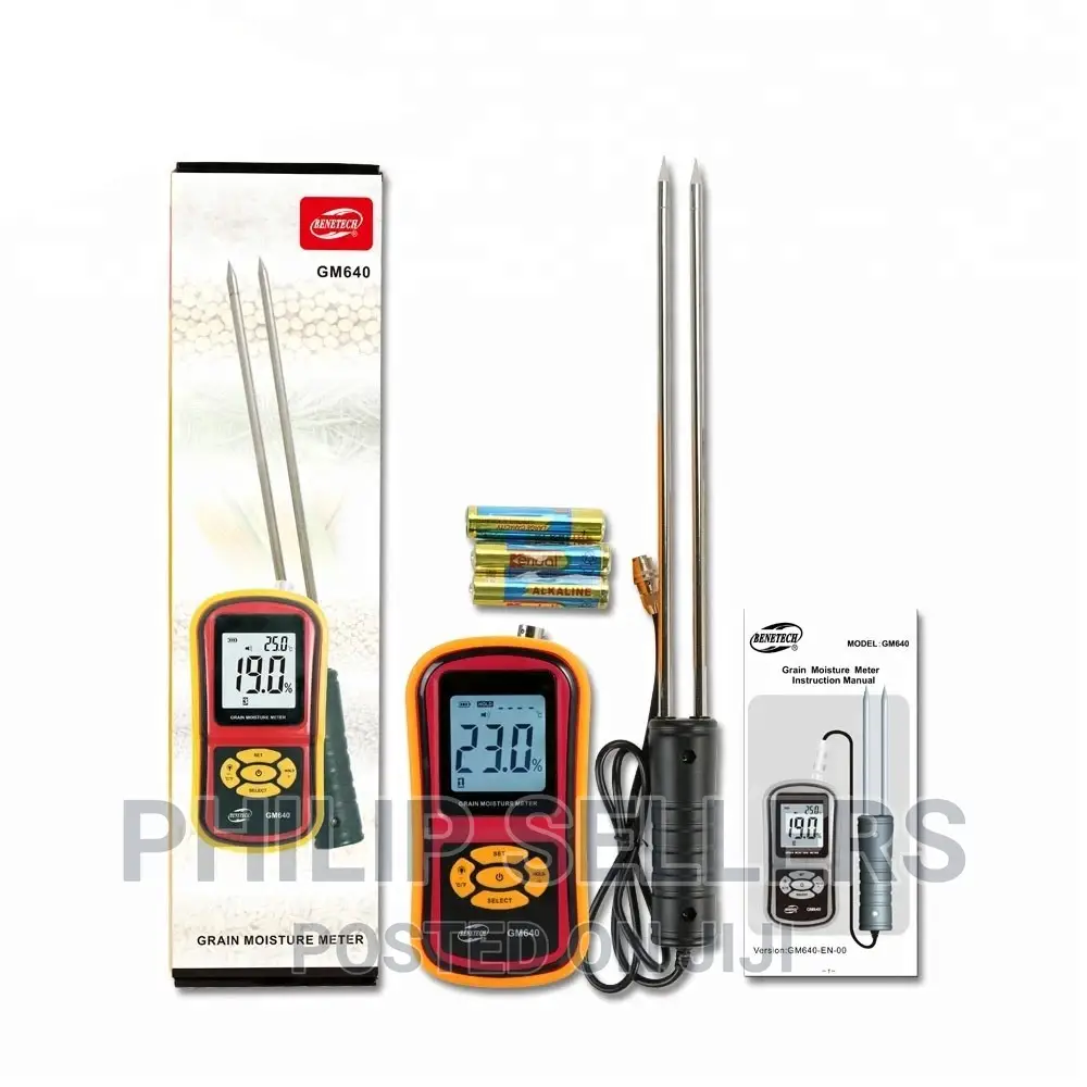 High Quality Digital Grain Moisture Meter With LCD Display