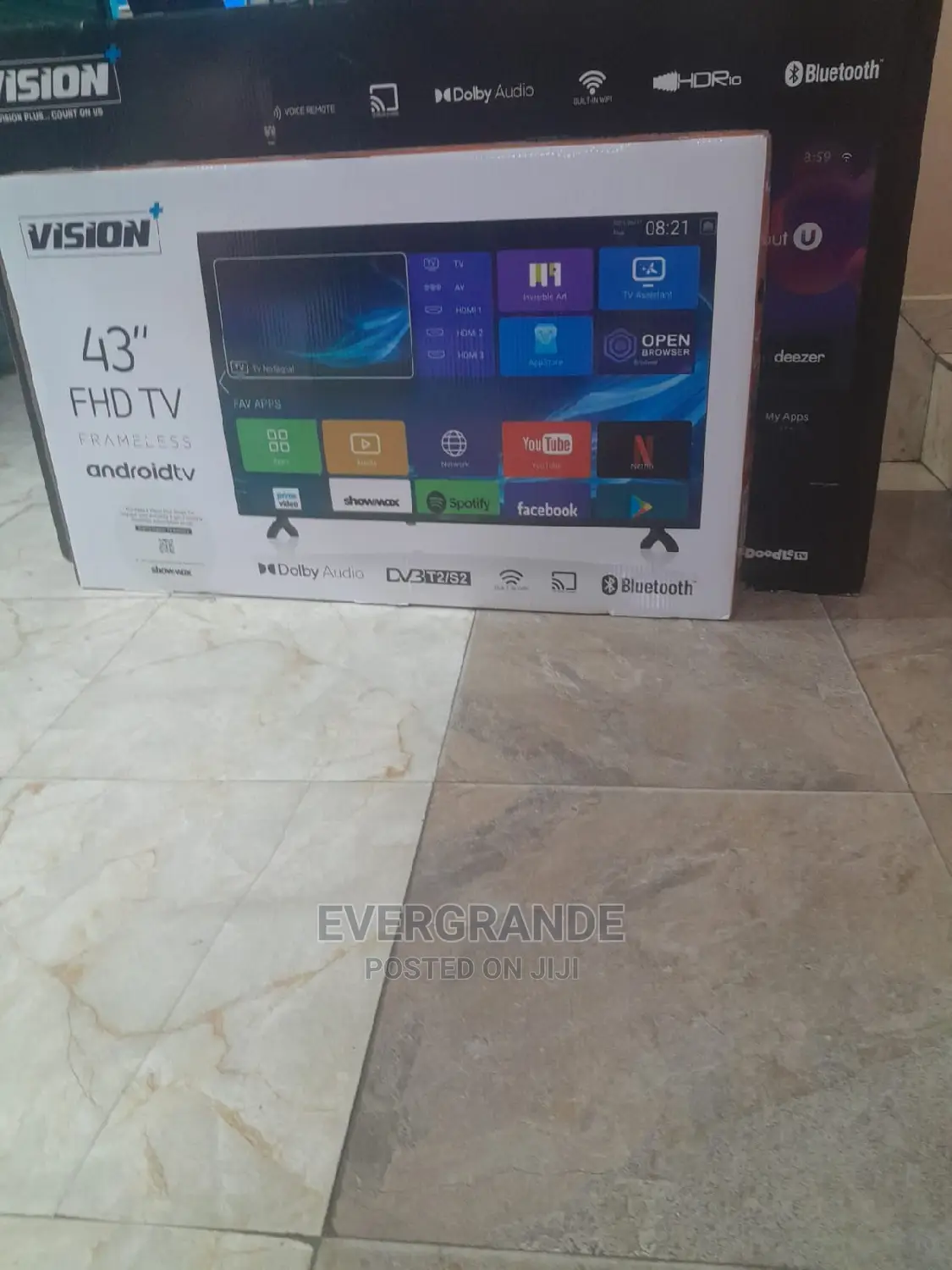 Vision Plus 43 FHD Frameles Smart Android Tv