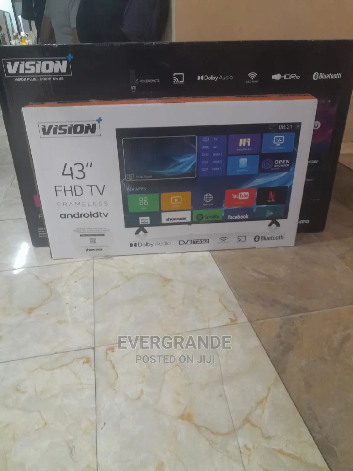 Vision Plus 43 FHD Frameless Android Smart Tv