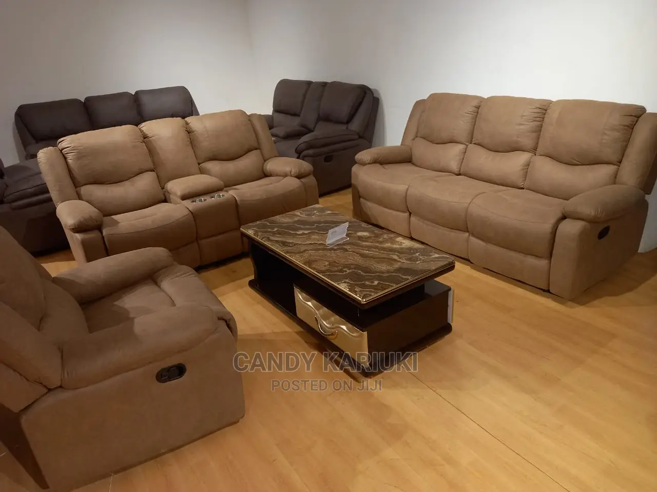 6 Seater Recliner Sofa Set (3+2+1)