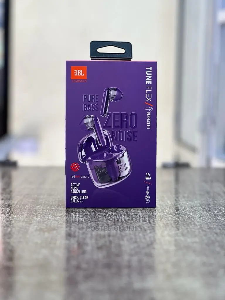 JBL Tune Flex Noise Cancelling Earbuds Purple