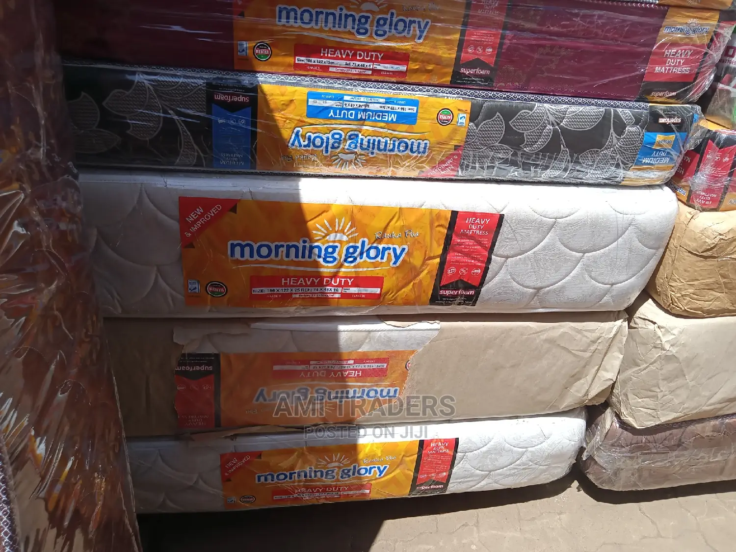 Quilted White 10" Morning Glory Heavy Duty