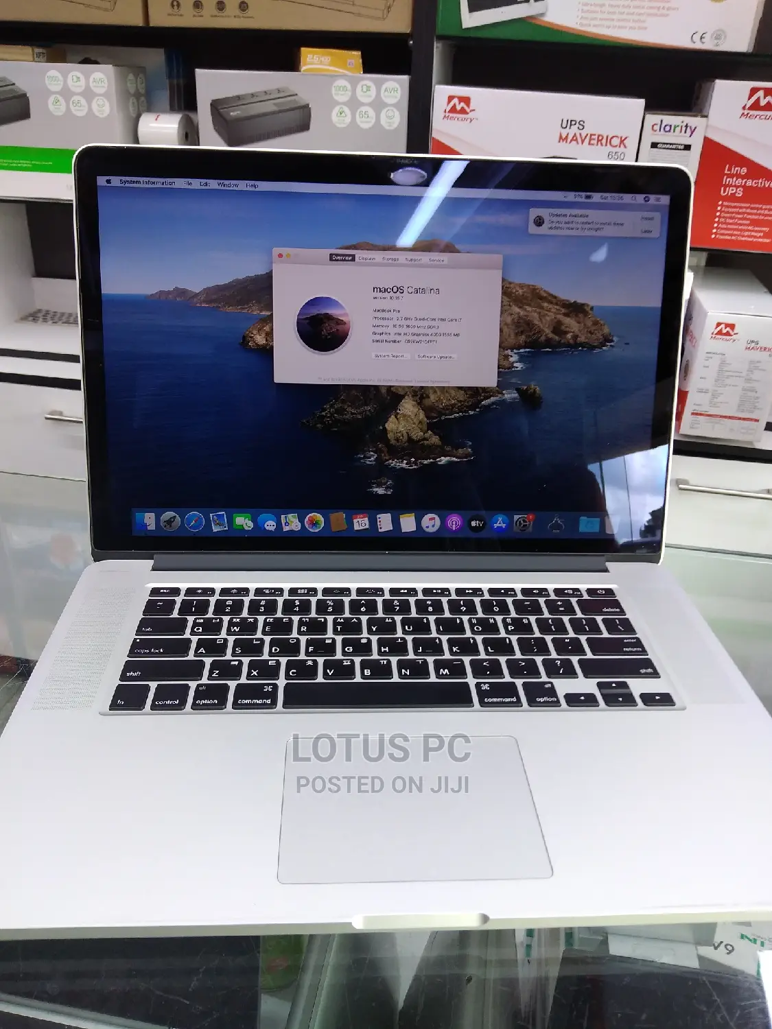 Laptop Apple MacBook Pro 2013 16GB Intel Core I7 SSD 512GB