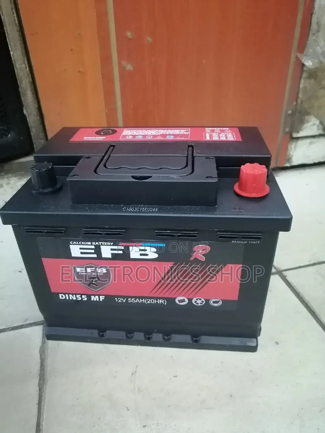 Efb Bin 55.12v/55ah Sealed Maintenance Free Car Battery.