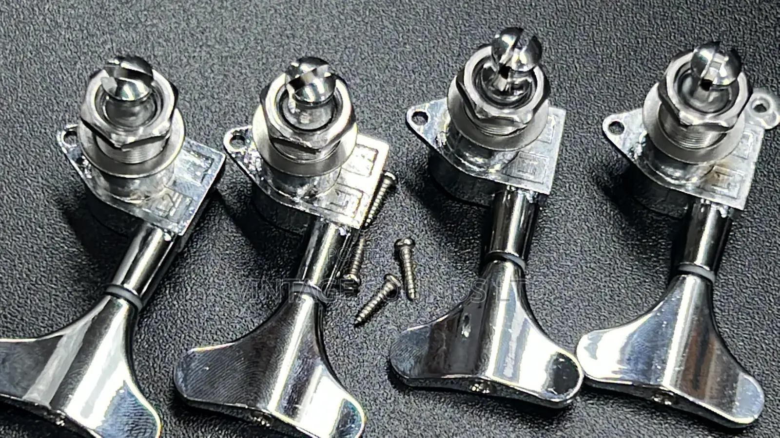 Bass Tuning Peg Solid Structure (Silver) 4pcs