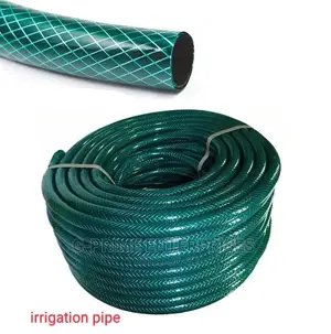 Green Braided Irrigation Pipe 1"