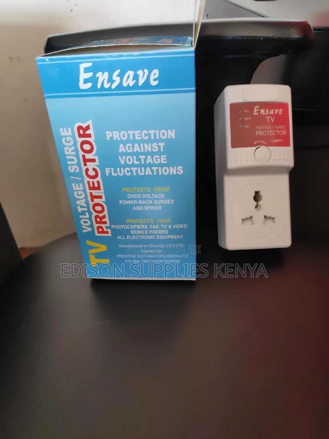 TV Guard Ensave Power Guard Voltage Surge Protector 13 Amps