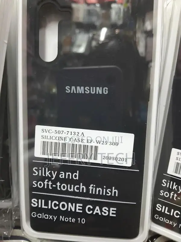 Silicone Soft Back Cover Case for Samsung Galaxy Note 10