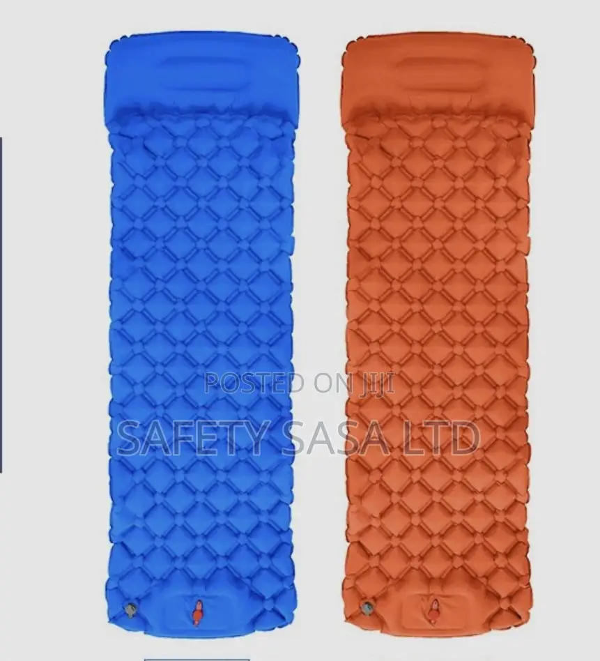 Ultralight Inflatable Camping Sleeping Mat With Foot Pump