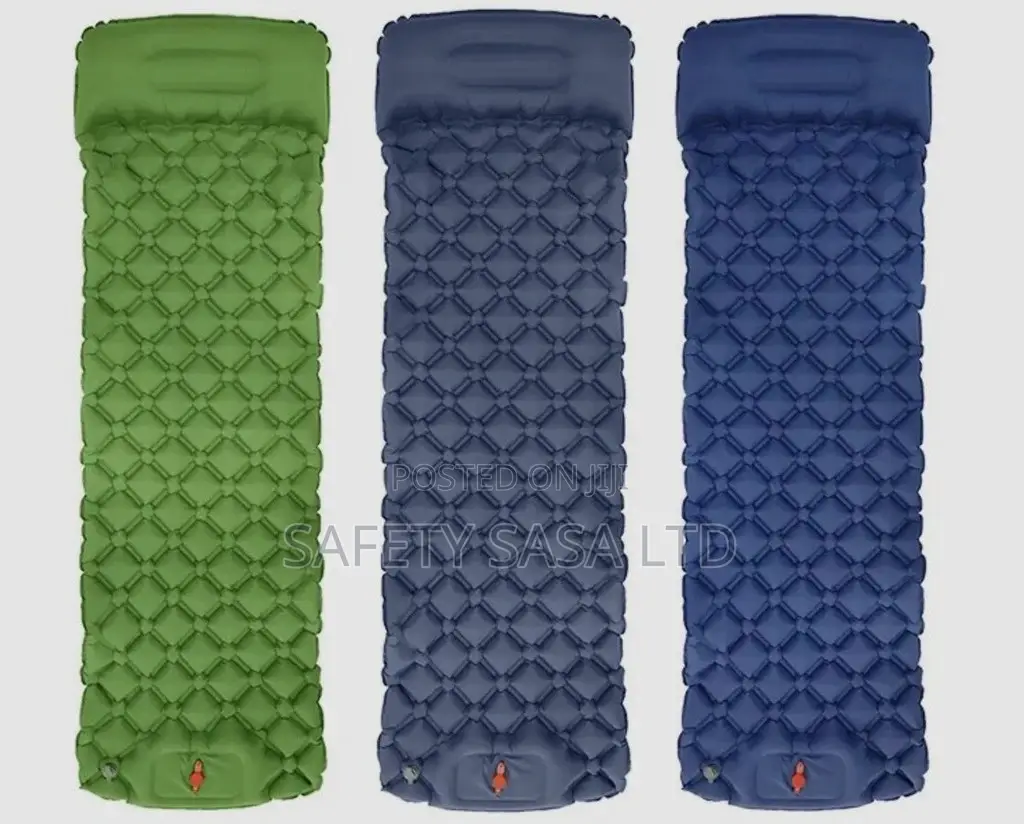 Ultralight Inflatable Camping Sleeping Mat With Foot Pump