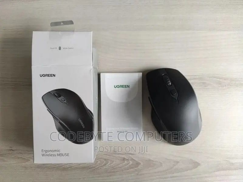 UGREEN Ergonomic Mouse Wireless Bluetooth Mouse