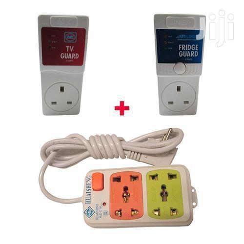 MK Voltshield TV Guard + Fridge Guard + Extension Cable