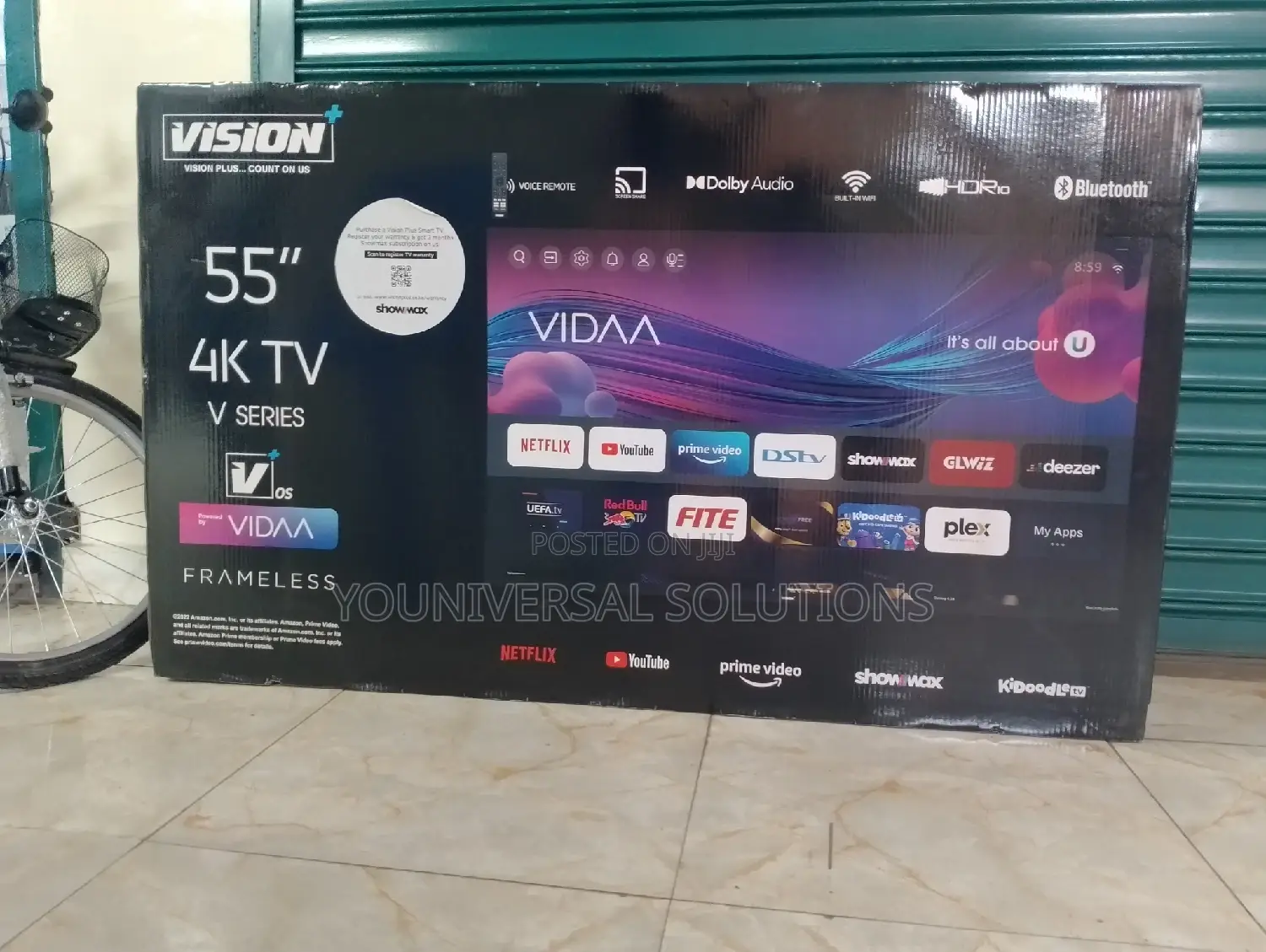 Brand New Vision 55 Inches -Uhd Smart Vidaa Digital Tv
