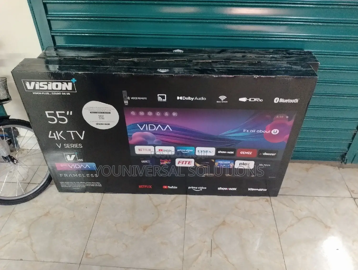 Brand New Vision 55 Inches -Uhd Smart Vidaa Digital Tv