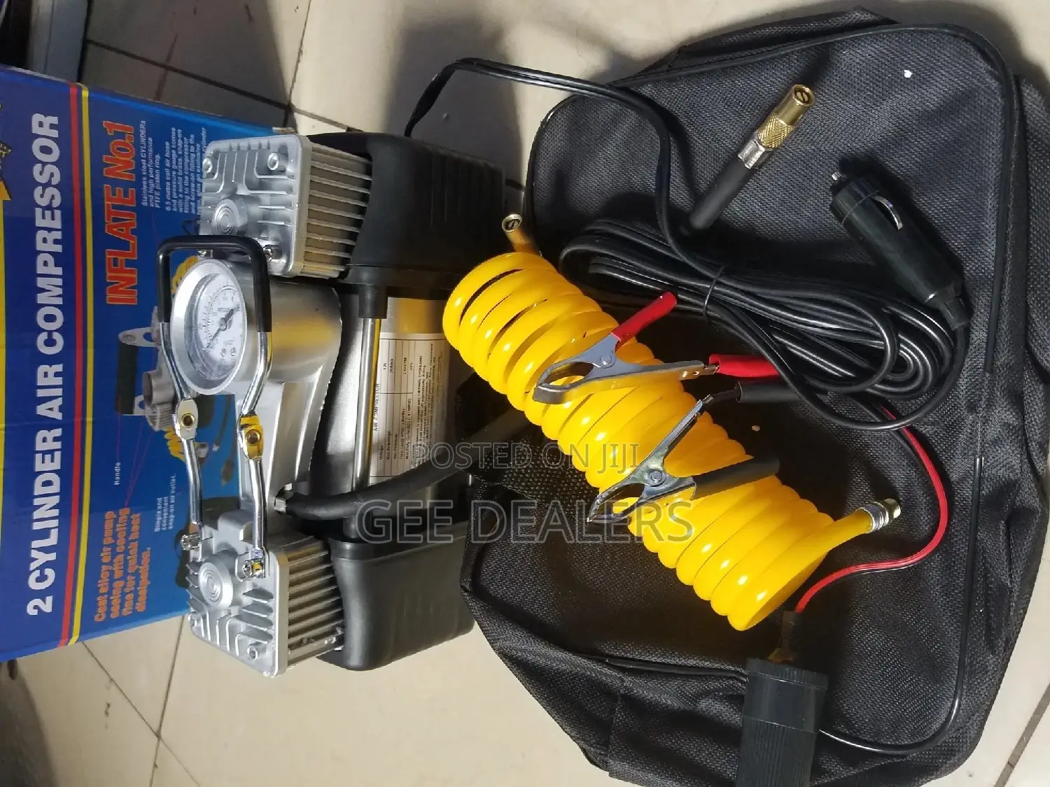 2-Cylinder Air Compressor/Tyre Inflator