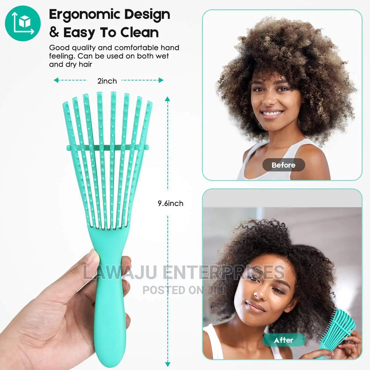 Wet/Dry Hair Comb Brush