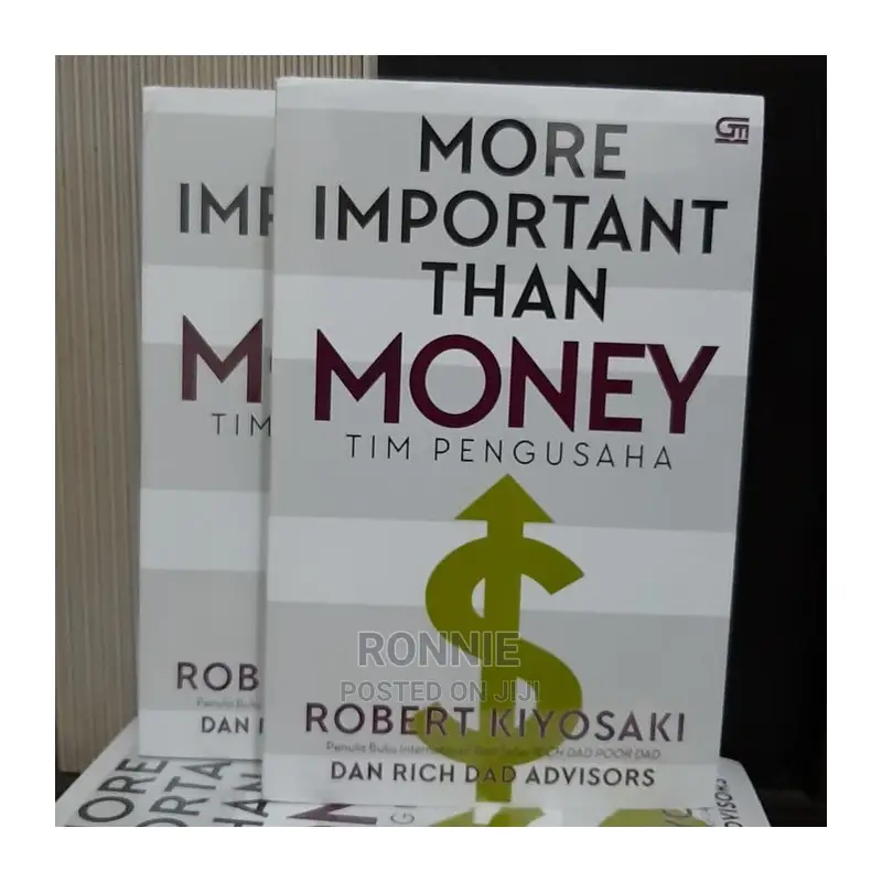 More Important Than Money Book by Robert Kiyosaki