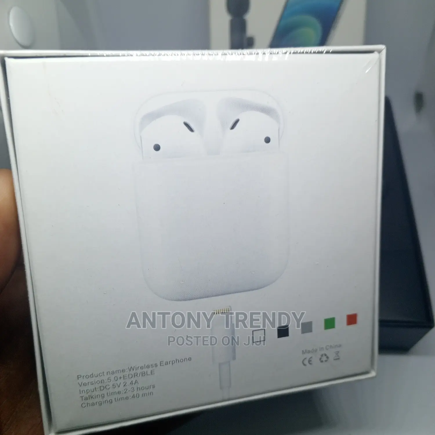I12 TWS Double Earbuds, Bluetooth Earphones.