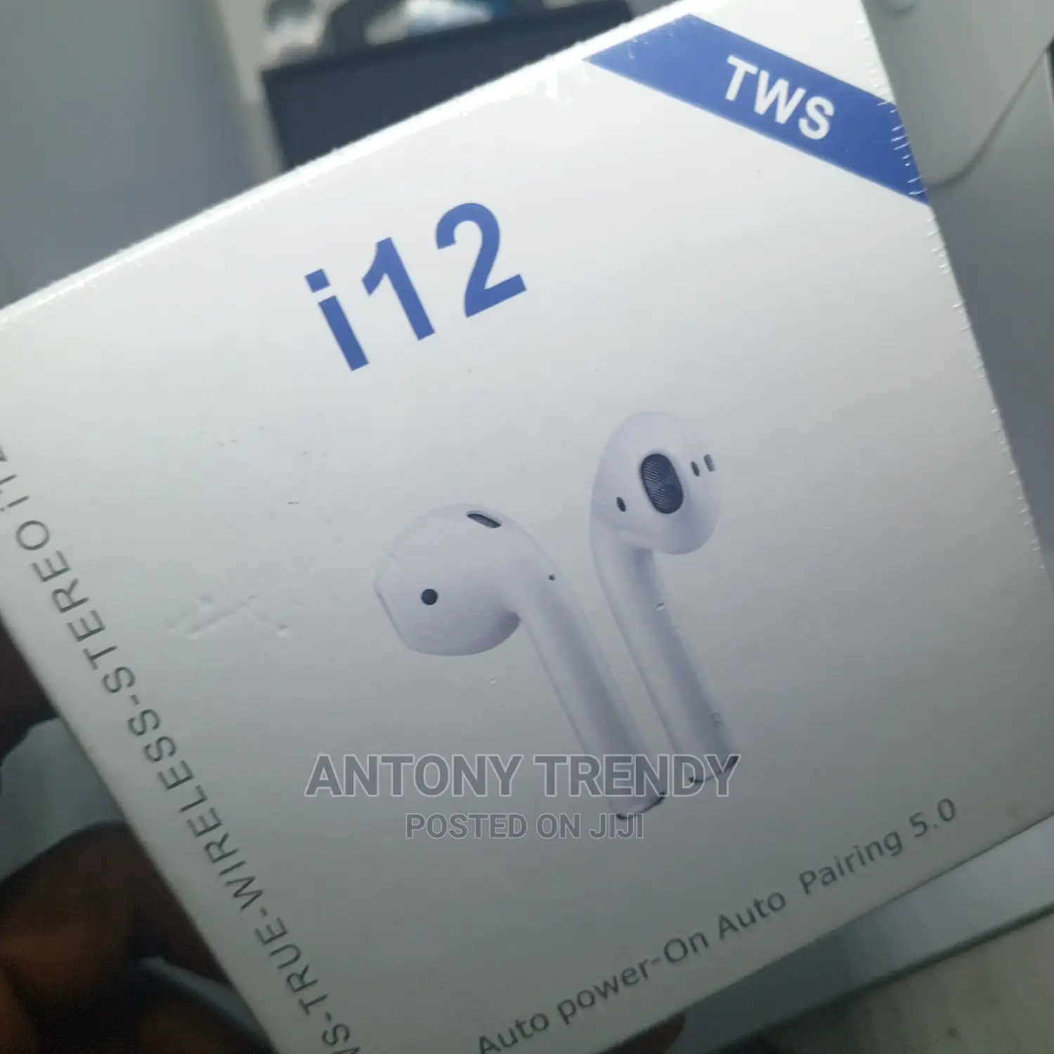 I12 TWS Double Earbuds, Bluetooth Earphones.