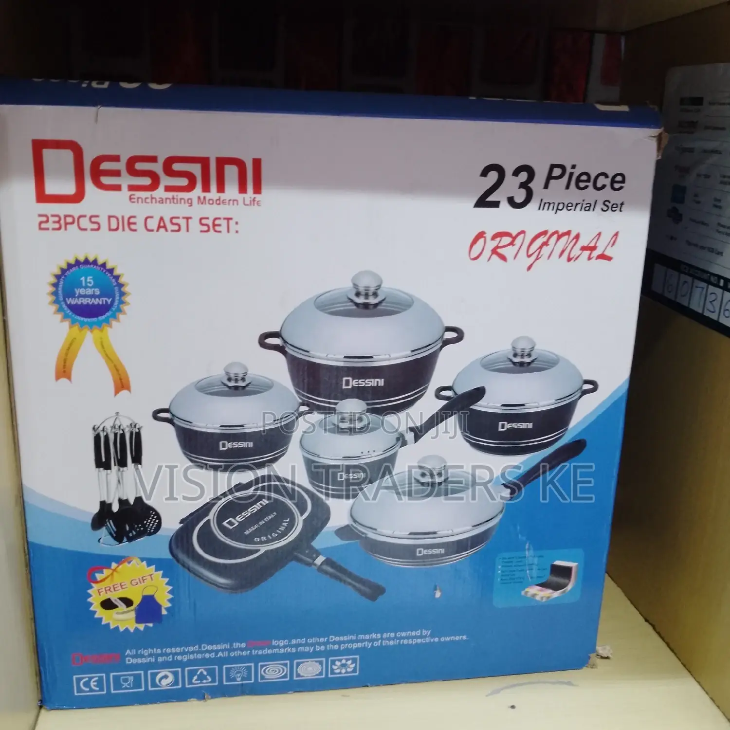 Dessini 23pcs Die Cast Cookware Set