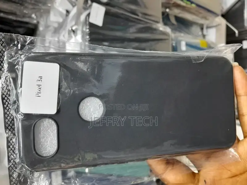 Google Pixel 3a Black Silicon Cover