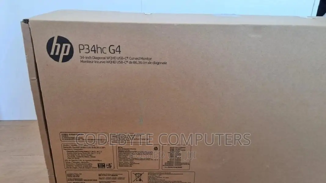 HP P34hc G4 WQHD Curved Monitor