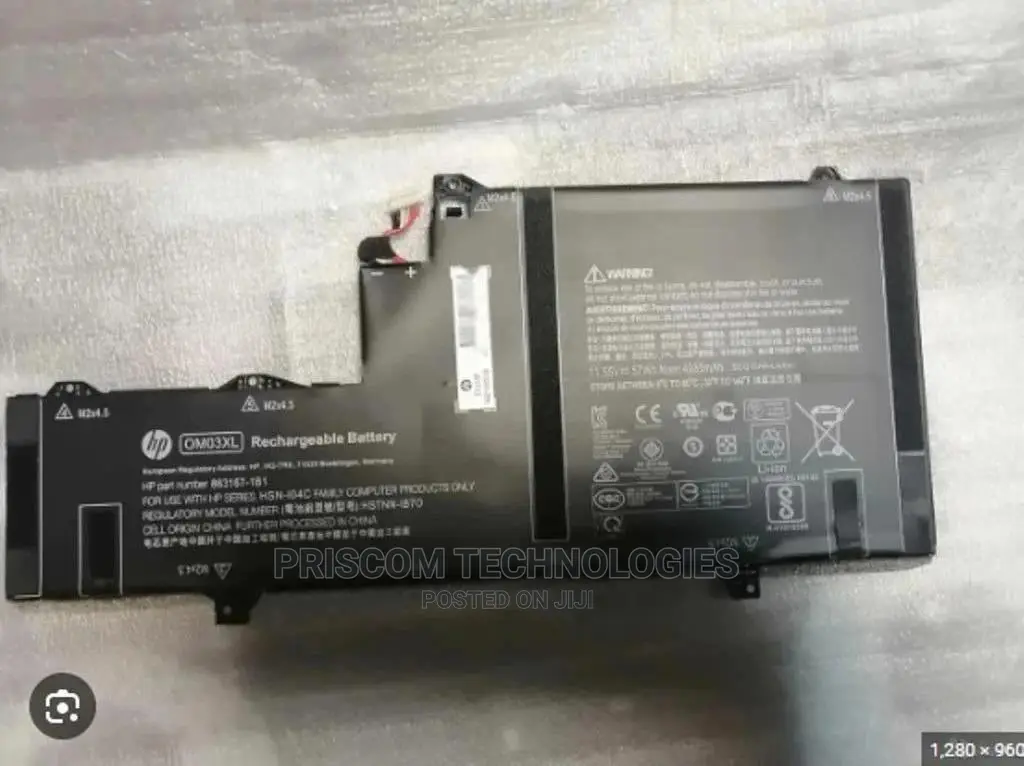 OM03XL Battery Compatible With HP Elitebook X360, 1030 G2